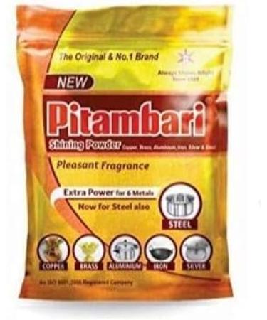 Pure Copper Handmade Drinking Water Bottle Vessel Flask Ayurvedic Health Benefits 900 ml | Includes Pitambari Cleaning Powder 30g - Buy Online on GoSupps.com