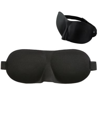 Sleep Mask for Woman Man 100% Blackout 3D Eye Mask for Sleeping Upgrade Contoured Blindfold Eye Cover with Adjustable Strap Light Blocking Sleep Maks for Travel Nap Meditation