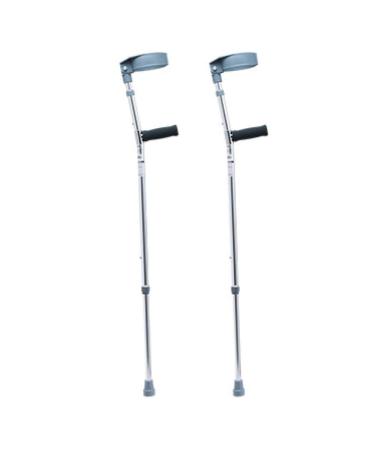 MidiLi Crutch Portable Arm Elbow Armpit Crutches Elderly Fractures Walkers Lightweight Non-Slip Rehabilitation Crutches 2PCS