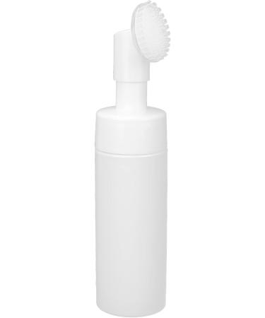 Silicone Brush Head Foaming Bottle Large Diameter Smooth Design Spiral Bottle Mouth Press Type Pump Head Round Bottom Bottle for Lotion or Facial Cleanser Bottling (150ML) 150ML 1 count (Pack of 1) - Buy Online on GoSupps.com
