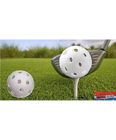 Wiffle Plastic Perforated Golf Balls 36 Pack - Durable Practice Balls for Golfers - Buy Online on GoSupps.com