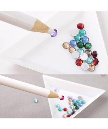 Accessotech Rhinestones Picker Pencil Nail Art Gem Jewel Setter Pen Picking Tool Wax Crystal - Buy Online on GoSupps.com