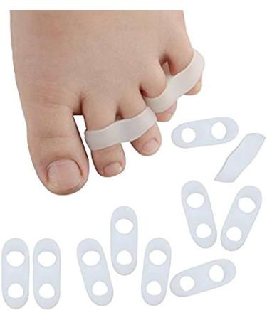 Jiahao Gel Orthotics Bunion Separator - Tail Toe Straightener & Toe Stretchers - 1 Pair for Pain Relief & Comfort - Buy Online on GoSupps.com