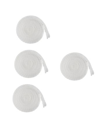 Hemoton 4 Rolls Elastic Bandage Elastic Bandage Sport Tape Accessories Sprain Bandage Extremities Bandage Retainer Athletic Tape Wound Tape White High Elastic Polyester 200x5.8cmx4pcs Whitex4pcs