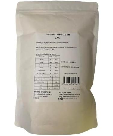 Bakers Street | General Purpose Bread Improver 1kg | Dough Conditioner Enhancer | ough conditioner improving agent | For Bread and Cake Making - Buy Online on GoSupps.com