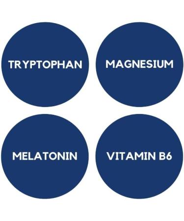 Ana Mar a Lajusticia Tryptophan Supplement Pack Tryptophan with Magnesium Melatonin and Vitamin B6 & Tryptophan with Magnesium and Vitamin B6 | - Buy Online on GoSupps.com