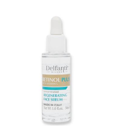 Delfanti Milano Retinol Plus with Vitamin C - Regenerating Face Serum | Made in Italy - International Shipping Available - Buy Online on GoSupps.com