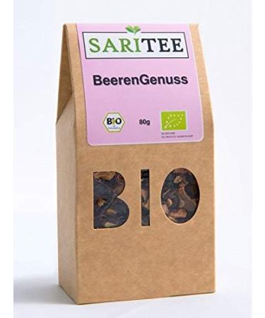 FRUTEG SARITEE Organic berry fruit tea loose Loser tea with beautiful fruits controlled organic cultivation Refreshing fruity berry tea Daycare center 80g - Buy Online on GoSupps.com