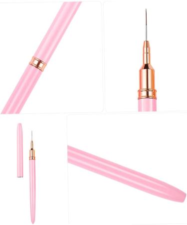 Beaupretty Kit De Manicura Nail art drawing pen Nail art nail art pen brush nail art polish nail liner brush Nail for acrylic application 3d copper rhinestones Polishing agent 17.9x1cm Pink 1 - Buy Online on GoSupps.com