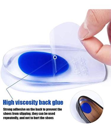 Buy Generic 2 Pairs Gel Heel Pillows - Silicone Heel Caps for Plantar Fasciitis & Heel Spur Relief - Comfortable Support for Foot Pain - International Shipping Available - Buy Online on GoSupps.com