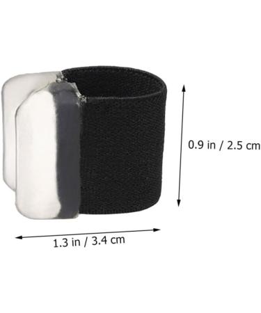 Hemoton 4 Pairs Bunion Separator Spacers for Women and Men - Black 2.5x2cm - Buy Online on GoSupps.com