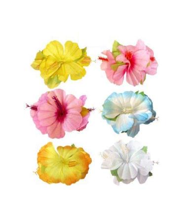 Beautiful Sorted Shachi Double Orchid Flower Hairpin - Bridal & Party Jewelry for Women & Girls - Multicolored Hair Accessories (3 Pieces) - Buy Online on GoSupps.com