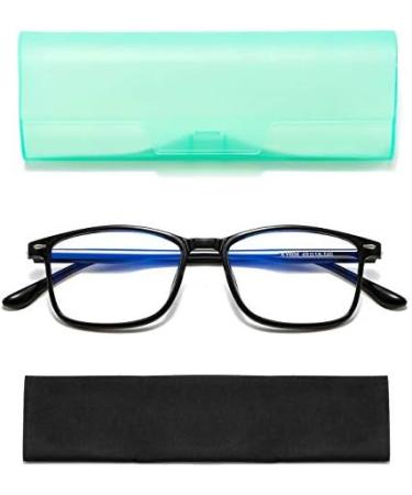 Suertree Blue Light Filter Glasses - Lightweight Myopia Glasses for Men & Women - Stylish Nearsighted Black Specs -1.0 Diopter - Buy Online on GoSupps.com