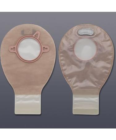 New Image Drainable 7"L 2pc System Ostomy Pouch 1.75" 18292 20 Ct