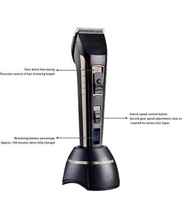 Professional Hair Clippers for Men - Cordless Beard Grooming Kit | Best Hair Cutting Clippers for Barbers - Ideal Gifts (Black - Buy Online on GoSupps.com