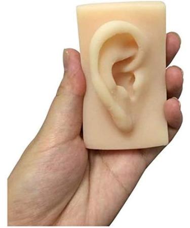 Silicone Ear Template - 1 Pair Silicone Ear Acupuncture Practical Model - Simulation Artificial Earmold Human Flexible Ear for Acupuncture - Buy Online on GoSupps.com
