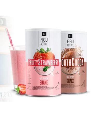 Buy LR FiguActive Fruity Strawberry Shake - High Protein & Fiber Vegan Gluten-Free Lactose-Free - International Shipping Available - Buy Online on GoSupps.com