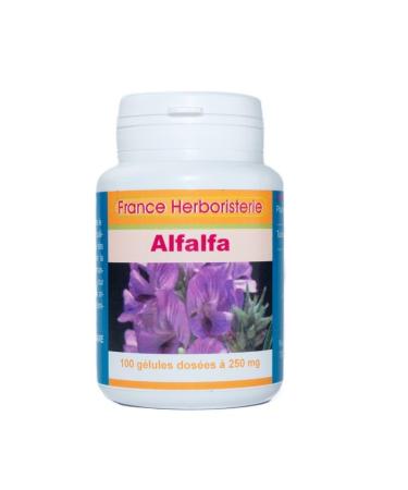 Capsules ALFALFA or Alfalfa 100 capsules with a dosage of 200mg - France Herboristerie