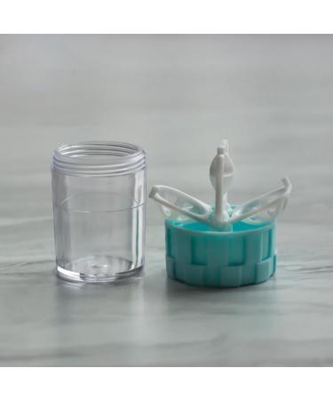 Portable Contact Lens Cleaner & Travel Case - Manual Rotary Cleaning for Cosmetic Contact Lenses - Buy Online on GoSupps.com