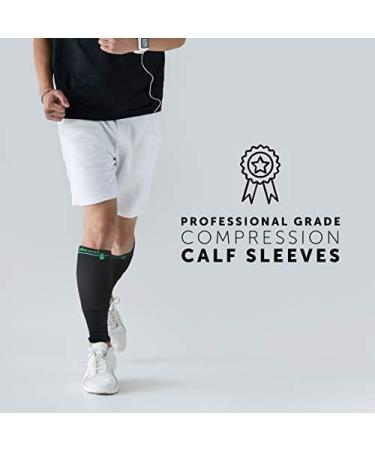 Vagabond XX-Large Wide Calf Compression Sleeves - Black - Ideal for DVT, Travel, Plus-Size - Soothing Comfort - Buy Online on GoSupps.com