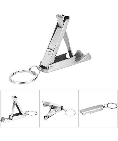 VGEBY Keyring Nail Clipper - 2 in 1 Stainless Steel Nail Cutter & Manicure Trimmer for Easy Travel | International Shipping Available - Buy Online on GoSupps.com