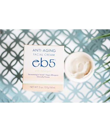 eb5 Anti-Aging Face & Neck Cream with Synergex Formula for Men/Women | Alleviates Appearance of Fine Lines & Wrinkles | Vitamin E, A, B5, Oat Kernel Complex | 2 Oz - Buy Online on GoSupps.com
