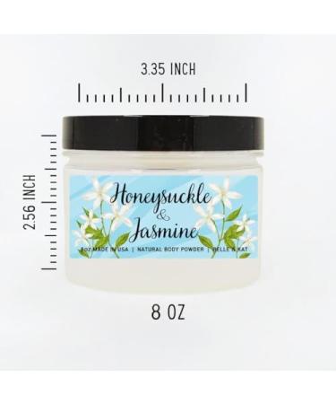 Honeysuckle Jasmine Scented Body Powder for Men & Women Perfume Dusting Powder Bath Powder with Fragrance & Essential Oils Talc Free 8oz Container Made in USA Honeysuckle & Jasmine (Body Powder) - Buy Online on GoSupps.com