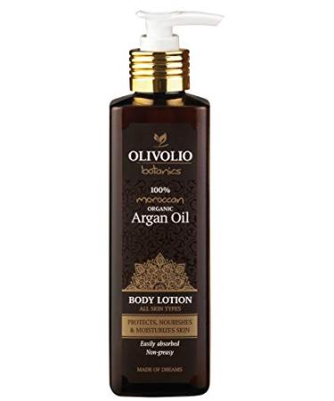 Olivolio botanics 94% natural body lotion with 100% argan oil without mineral oil and parabens - 250 ml