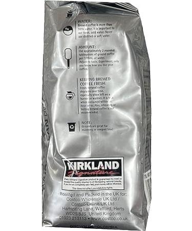 KIRKLAND SIGNATURE Colombian Supermo Whole Bean Medium Roast Coffee 908 g - Buy Online on GoSupps.com