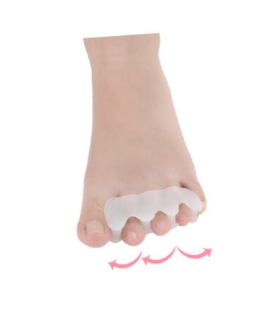FRCOLOR Alignment Pads & Gel Separators for Hallux Valgus | Hammer Toe Cushion & Protector - Medium White - International Shipping Available - Buy Online on GoSupps.com