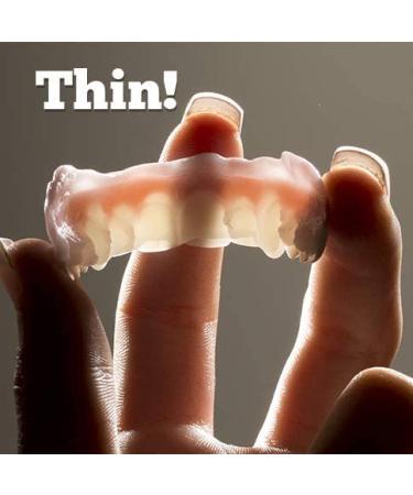 Imako Cosmetic Teeth 1 Pack (Large Bleached) - DIY Smile Makeover! Uppers Only - Flat Fit at Home Kit - 1 Count - Buy Online on GoSupps.com