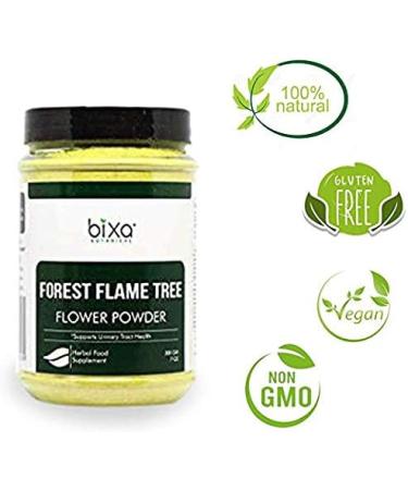 Bixa BOTANICAL Forest Flame Tree Powder | 7 Oz | Herbal Urinary Tract Health Supplement for Men and Women | Relieves Piles, Itching, Burning Discomfort - Buy Online on GoSupps.com
