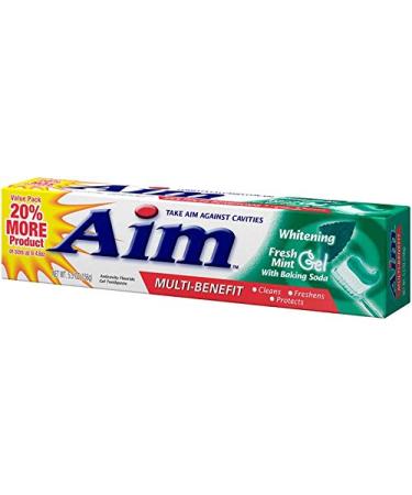Buy Aim Whitening Toothpaste with Baking Soda 5.5oz - International Shipping Available - Buy Online on GoSupps.com