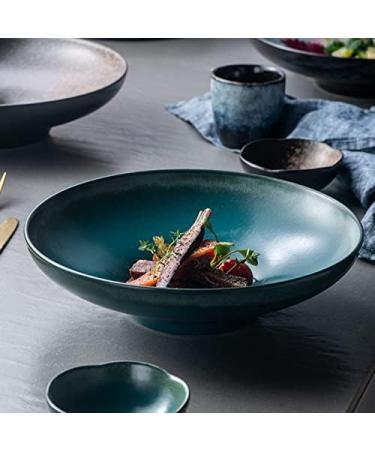 Fruit Bowl Japanese Creative Tableware Pasta Plate Salad Fruit Plate Ceramic Large Irregular Cold Dish Hat Bowls Home Kitchen Dinnerware Fruit Dish (Color : Style 2) - Buy Online on GoSupps.com