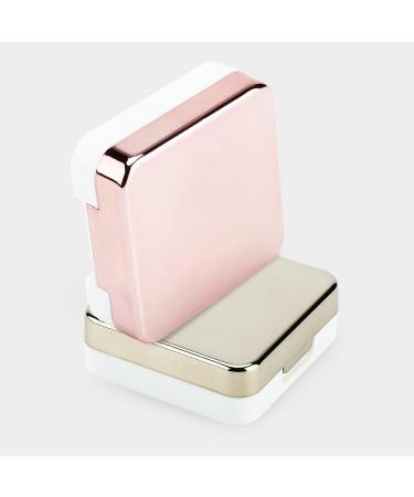 Reflective Mini Contact Lens Box Set - Gold Travel Case with Removal Tools & Mirror - Buy Online on GoSupps.com