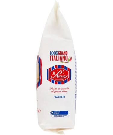  Italian Gourmet E.R. Russo Paccheri No. 26 Durum Wheat Pasta 100% Italian Wheat 500 g + 400 g Box of 6 - Buy Online on GoSupps.com