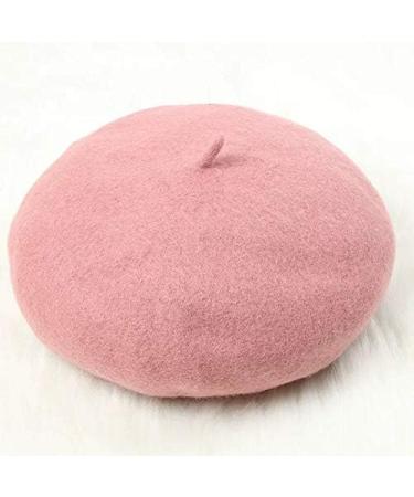 Gllutt Women Wool Beret Hat - French Style Pink Beret for Chic, Classic Look - Buy Online on GoSupps.com