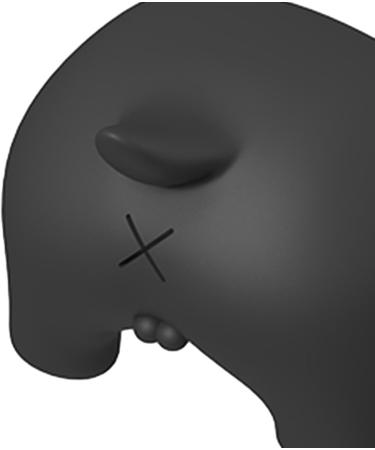 Generic Dog Toothpaste Pooping Cap Pooping Dog Butt Toothpaste Topper Squeezing Toothpaste Artifact Dog Butt Toothpaste Cap Black - Buy Online on GoSupps.com