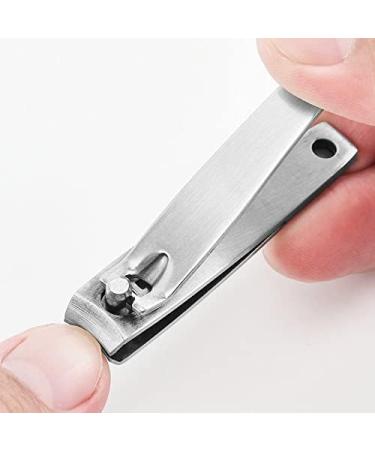 Retoo Stainless Steel Nail Snap - High Quality Nail Clipper for Fingernails & Toenails | Sharp & Smooth Cut 5cm Handy Design - Buy Online on GoSupps.com