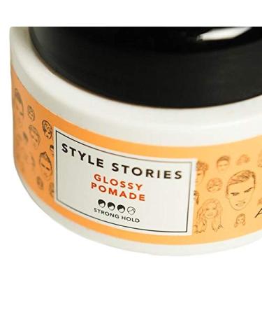 Alfaparf Milano Glossy Pomade - Strong Hold, Extra Shiny Finish - 3.66 oz Professional Hair Styling Product - Buy Online on GoSupps.com