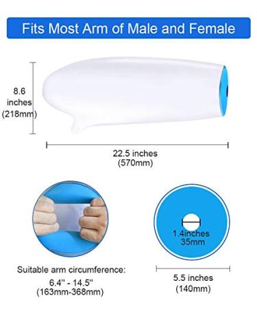 Waterproof Arm Cast Cover for Adults | Watertight Wound Protector | Reusable Sleeve for Broken Hands | Shower and Bath Protection - Buy Online on GoSupps.com
