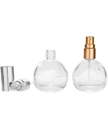 25pcs Refillable Perfume Spray Bottles 12ml - Travel-friendly Glass Atomizers with Gold Lid - Perfect for Makeup & Travel - Buy Online on GoSupps.com