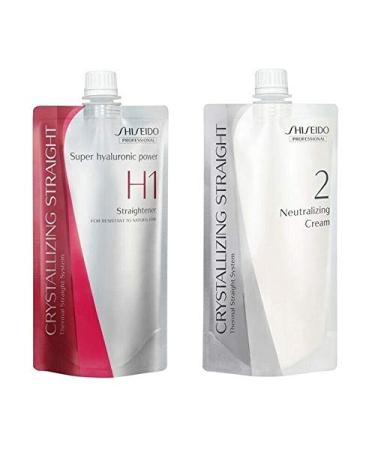 Crystallizing Straight Rebonding Hair Straightener (H1) + Neutralizing Emulsion (#2) SET