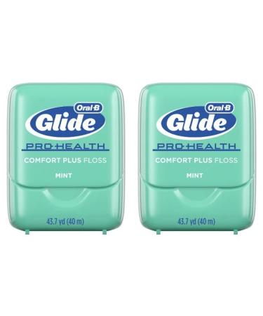 Oral-B Glide Pro-Health Floss Mint 2 Pack - Comfort Plus 43.7 yd Each - Buy Online on GoSupps.com