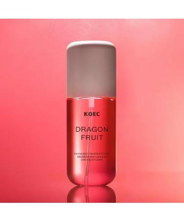 Koec Dragon Fruit Perfume 50ml Body & Hair Fragrance Mist Women Men Eau De Toilette Spray Perfume Body Mist Spray Travel Size (Dragon Fruit) - Buy Online on GoSupps.com