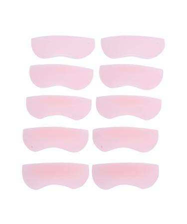 Silicone Eyelash Perming Pad False Eyelash Permanent Patches 5 Pairs Eyelash Curling Pad Lash Extension Pads Makeup Beauty Tool