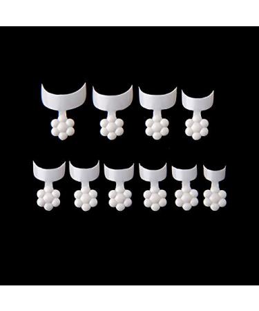 MWoot 500 Pcs Crescent Shape French False Nail Tips - Short Acrylic Fake Nails for DIY Nail Studios | 10 Sizes Available - Buy Online on GoSupps.com
