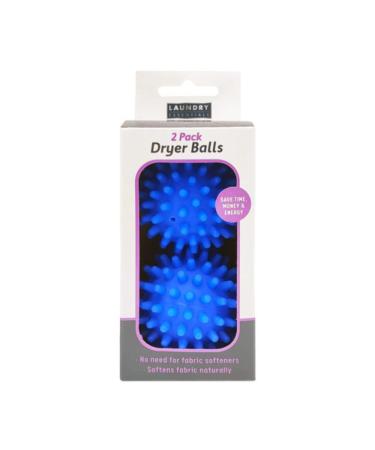 FabFinds Tumble Dryer Balls for Laundry Fabric Softner Reusable Energy Saver Laundry Dryer Balls (Blue Pack of 2) Blue Pack of 2
