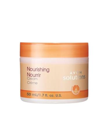 AVON Solutions Nourishing Moisturizing Cream 1.7 oz Hypoallergenic Daily Face Hydrator 1.7 Fl Oz (Pack of 1)