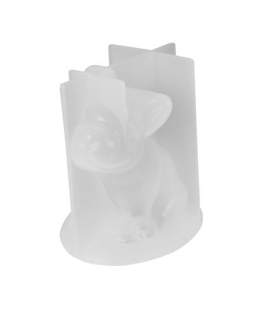 LALAFINA Silicone Mold Silicone Dog Shaped Mould Cake Candle Dog Treats Diy Mold Cake Mold 3d Aromatherapy